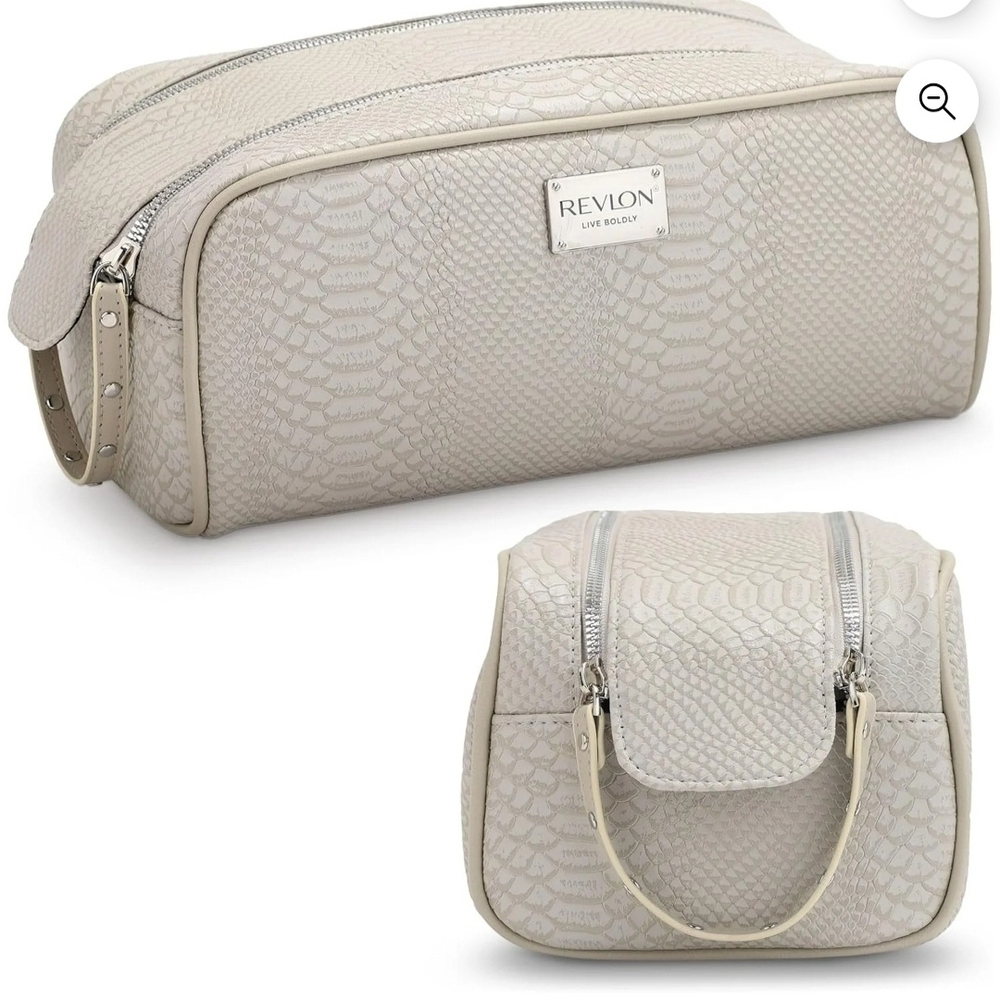 Revlon Textured Cream Cosmetic Bag